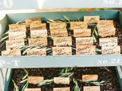 DIY escort cards Inspiration