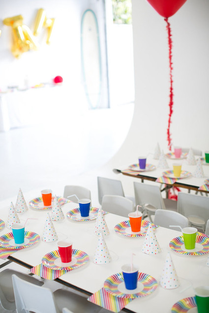 Modern kids birthday party