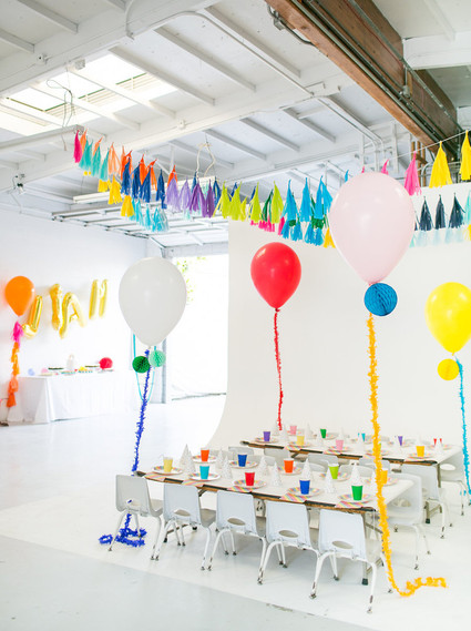 Modern kids birthday party Inspiration