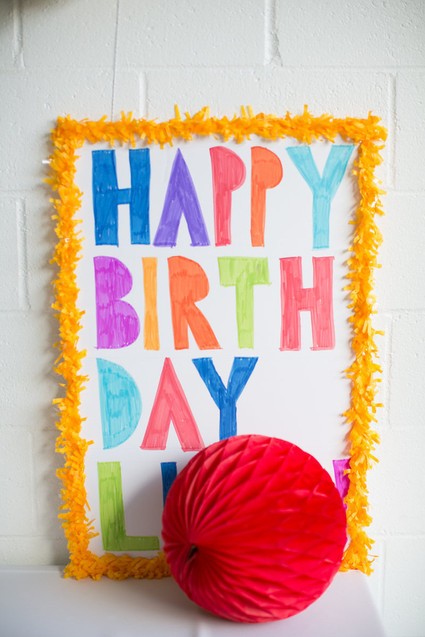 Modern kids birthday party