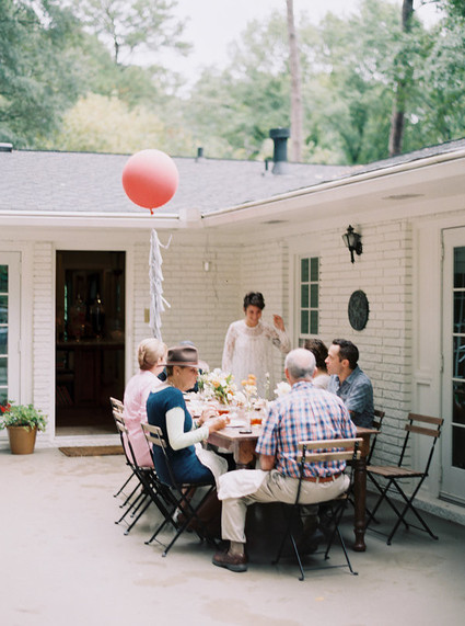 outdoor garden baby shower