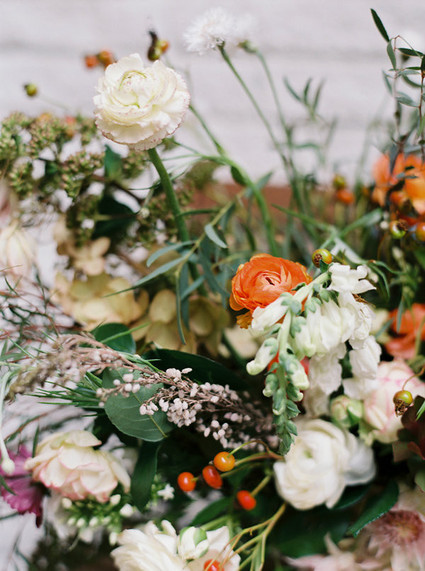 gorgeous wild floral arrangement
