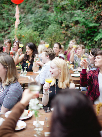 outdoor brunch baby shower