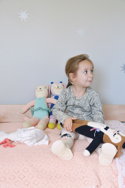 pink and grey girls room