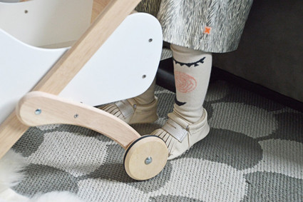 pink and grey girls room