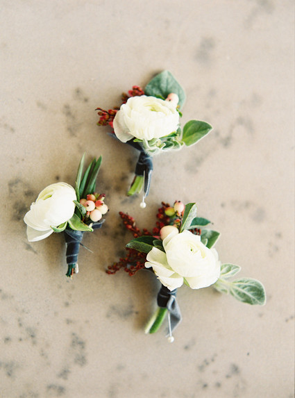 Summer wedding boutonnière