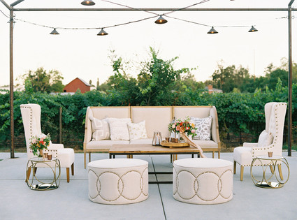 Elegant wedding lounge