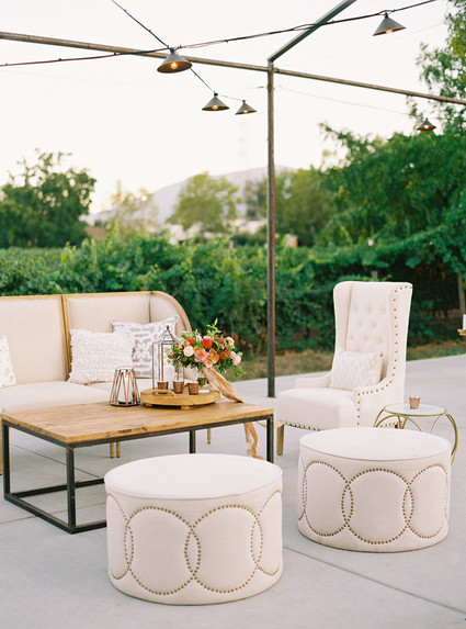 Elegant wedding lounge