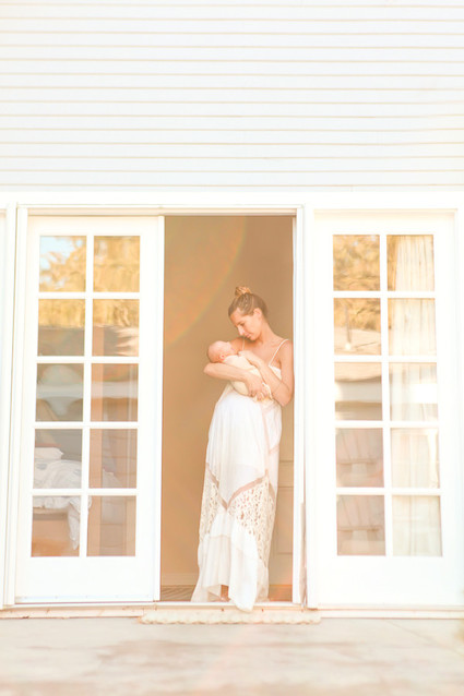 beachy newborn photos in Malibu
