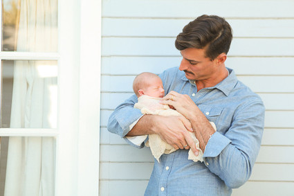 beachy newborn photos in Malibu Inspiration