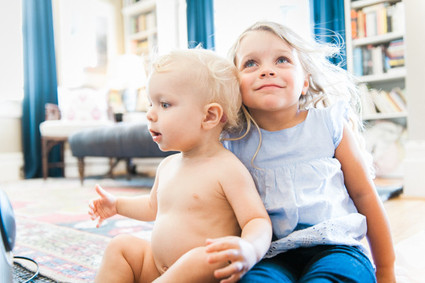 Lifestyle family photos at home