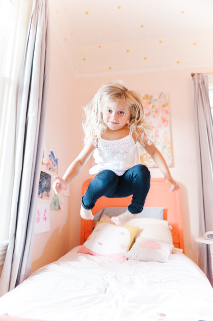 Lifestyle family photos at home