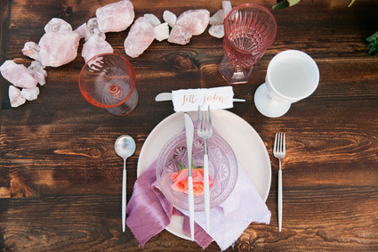 Pink bohemian wedding inspiration