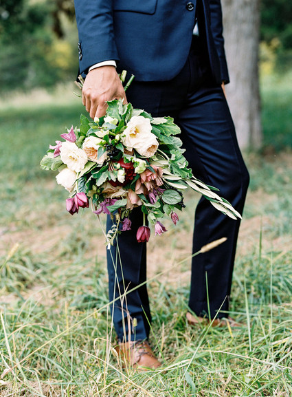 Fall bridal bouquet