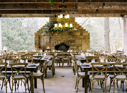 Rustic wedding decor