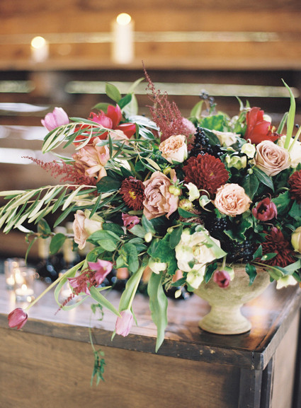 Fall wedding flowers