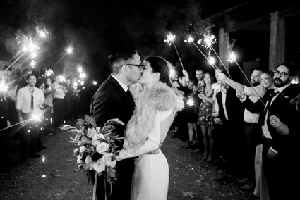 Sparkler send off