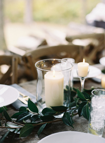 Rustic wedding decor