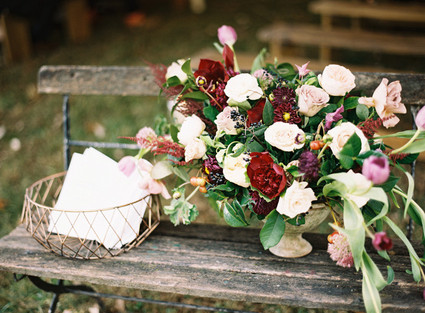 Fall wedding flowers
