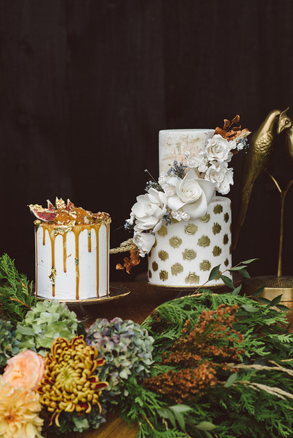 Decadent wedding cake