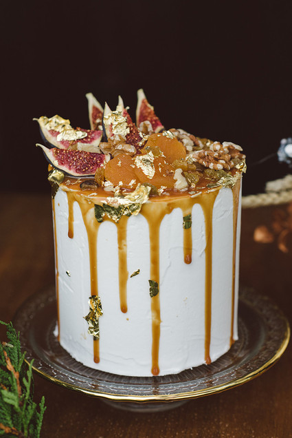 Decadent wedding cake