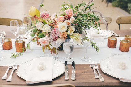 Rustic tablescape
