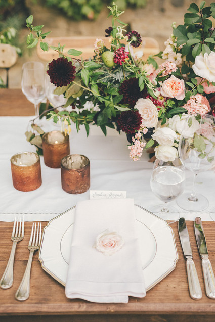 Rustic tablescape