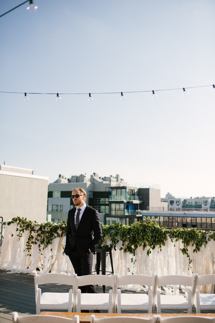 Rooftop Brooklyn wedding