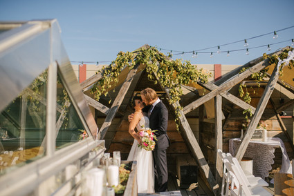 Rooftop Brooklyn wedding