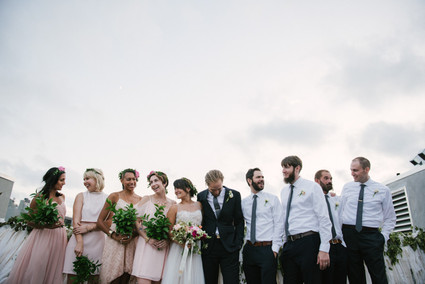 Rooftop Brooklyn wedding