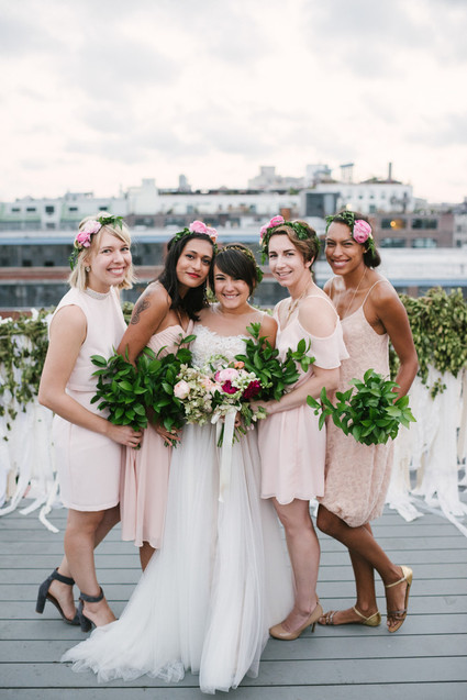 Rooftop Brooklyn wedding Inspiration