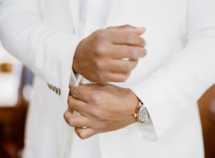 White grooms suit
