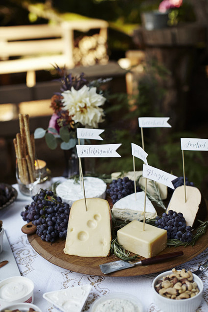 Cheese platter appetizer