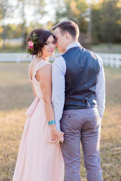 Colorful bohemian fall wedding inspiration