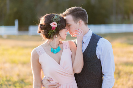 Colorful bohemian fall wedding inspiration