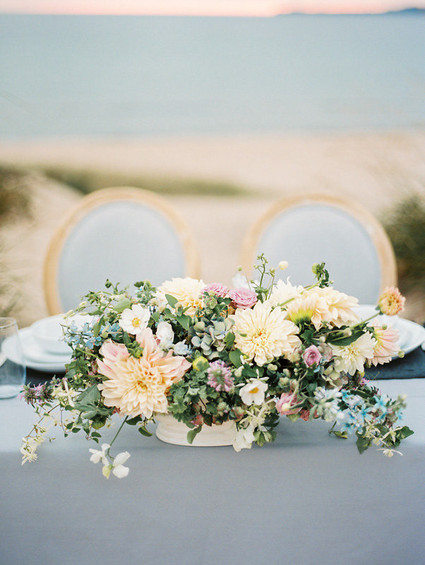 Organic seaside wedding inspiration