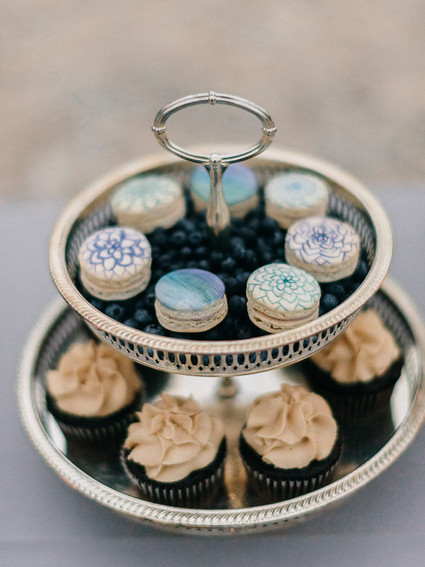 Watercolor macaroons