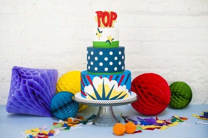 Colorful baby shower