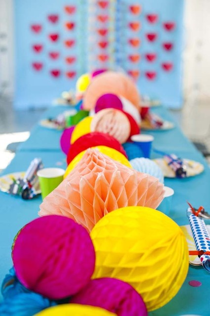 Colorful baby shower