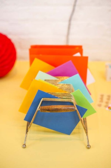 Colorful baby shower