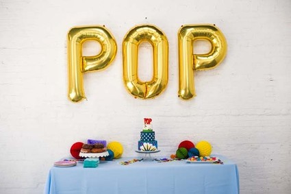 Colorful baby shower