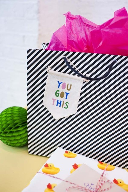 Colorful baby shower