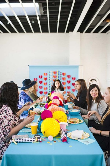 Colorful baby shower