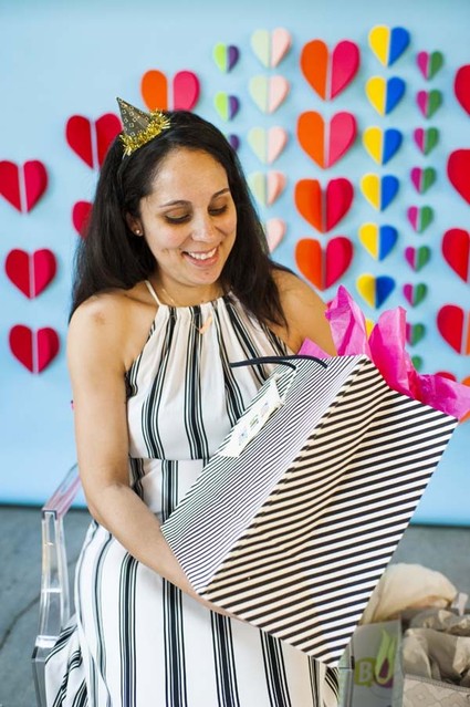 Colorful baby shower