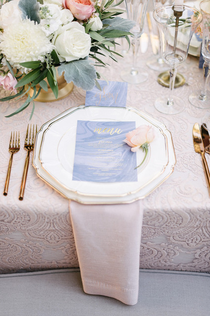 Wedding menu