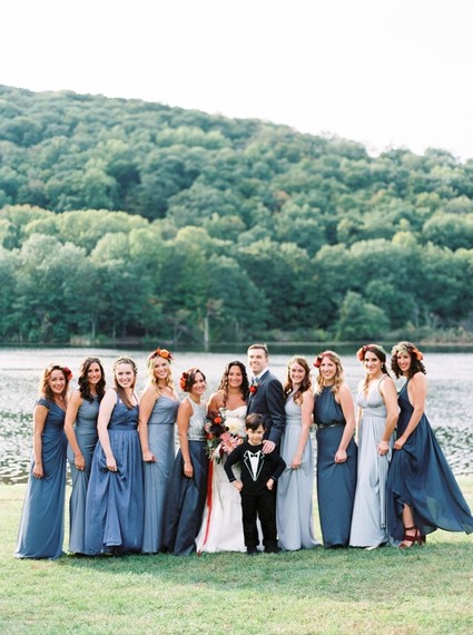 Wedding party portrait