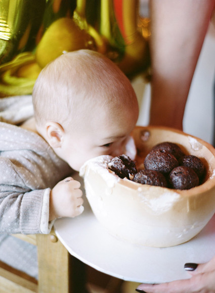 Spaghetti and meatballs 1st birthday