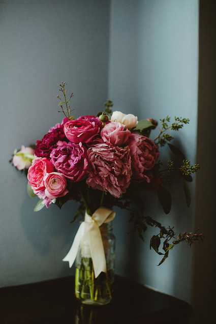 Winter wedding bridal bouquet
