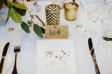 Calligraphy place card