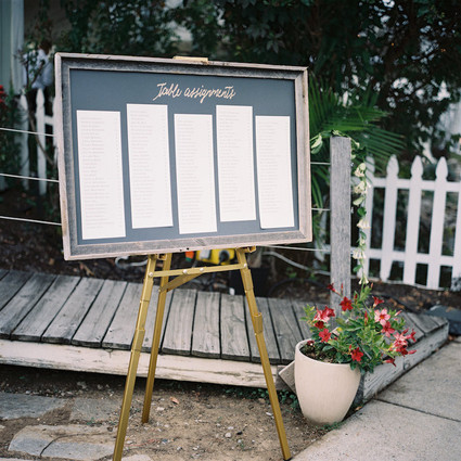 Escort card display